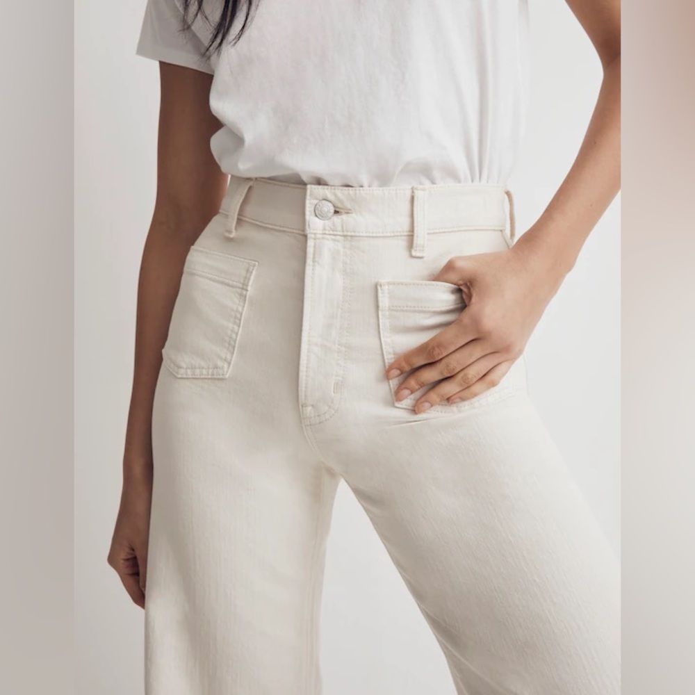 NWT Madewell The Perfect Vintage Wide-Leg Jean in Vintage Canvas